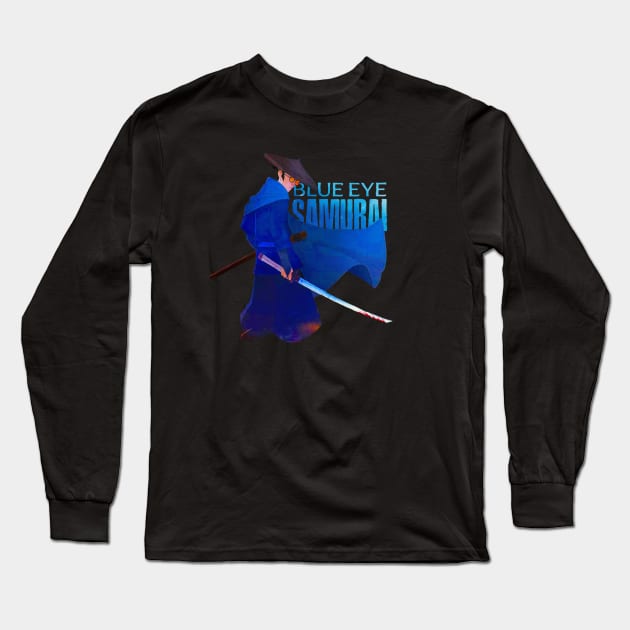 Mizu - Blue Eye Samurai Long Sleeve T-Shirt by ArcaNexus